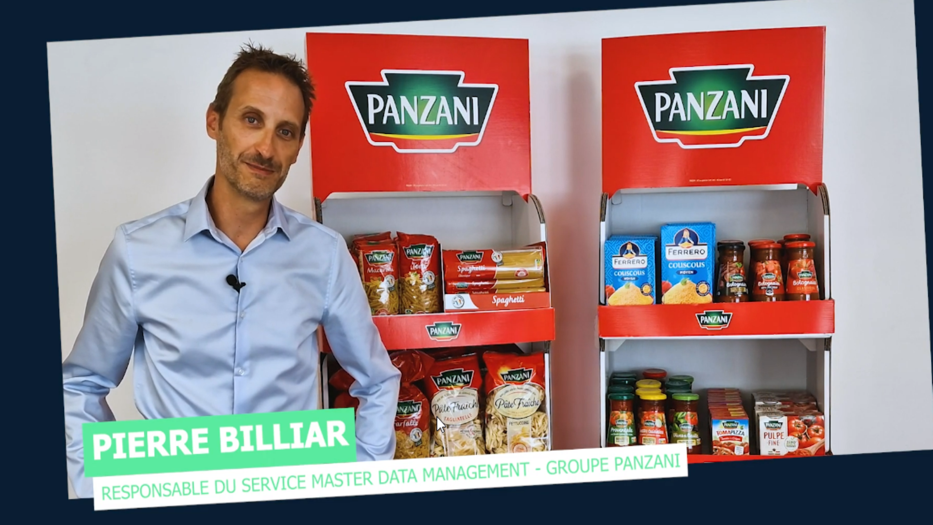 Pierre Billiar responsable du sercice Data Management chez Panzani