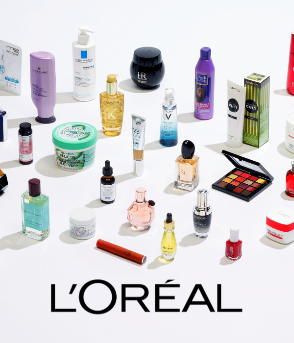 Produits et Logo du groupe L'Oréal, client Equadis