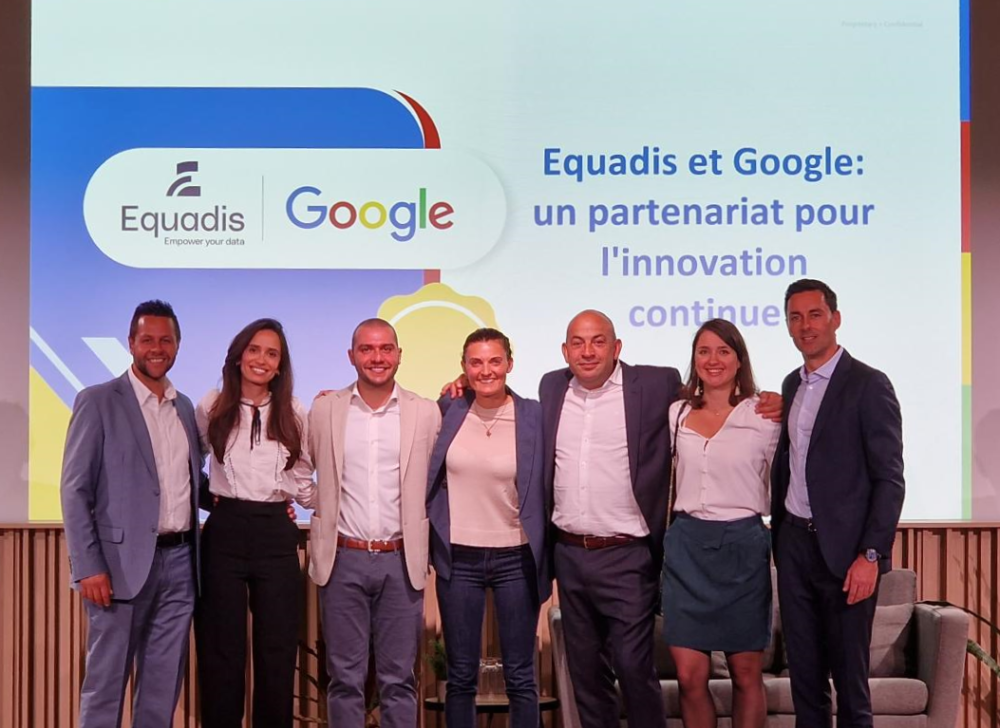 Equipe Equadis et Google Cloud jour de l'annonce du partenariat