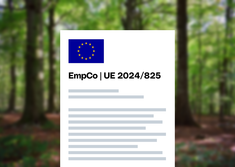 Allégations environnementales : ce que la directive EmpCo 2024/825 change pour vos données produit